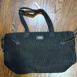 Victoria's Secret Black Duffel Bag